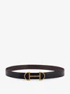 Gucci Men Leather Belt With Metal Horsebit In Black