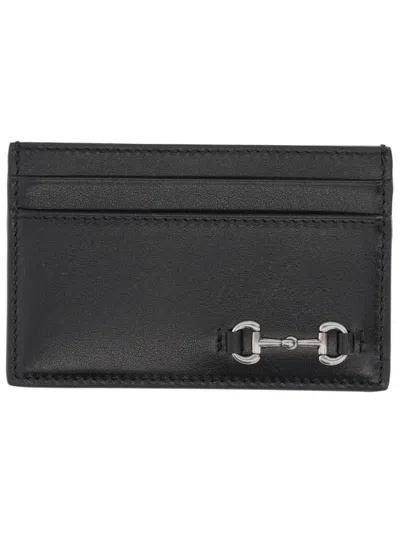 GUCCI GUCCI MEN LEATHER CARD HOLDER
