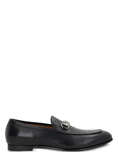 Gucci Men's Leather Loafers In Black