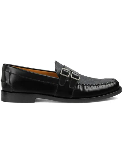 Gucci Men's Leather Loafers In Black