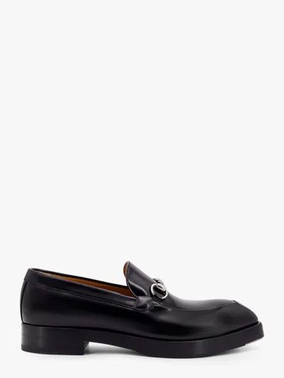 GUCCI GUCCI MEN LEATHER LOAFERS WITH HORSEBIT