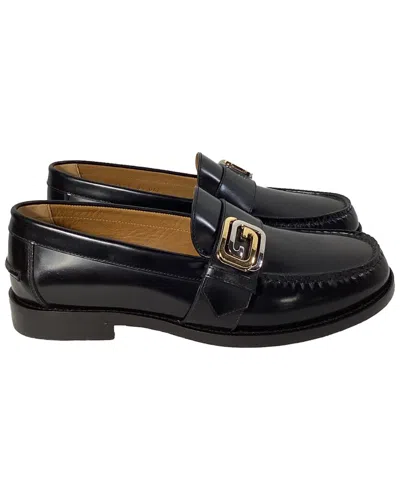 Gucci Millennial Ribot Loafers In Black Leather