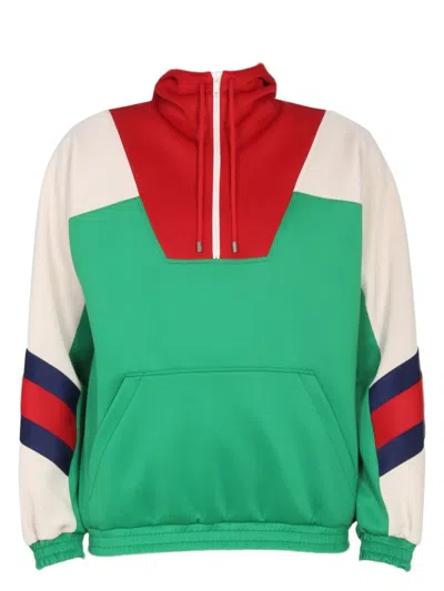 GUCCI MEN'S LIGHTWEIGHT NEOPRENE ZIPPERED JACKET | SIZE SMALL | 706413
