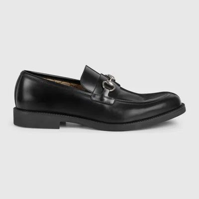 Gucci 50mm 1953 Horsebit Leather Loafers In Black
