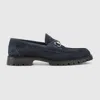 Gucci Men's Loafer With Horsebit In Blue