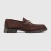 Gucci `horsebit 1953` Loafers In Brown