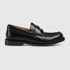 Gucci Men's Loafer With Removable Detail In Black