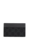 Gucci Men Logo Card Holder In Gray