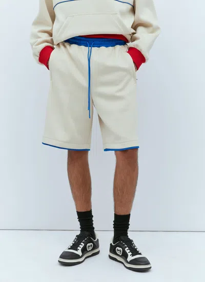 Gucci Basket Shorts In Beige