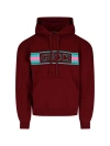Gucci Hooded Sweatshirt Kangaroo Pocket In Burgundy