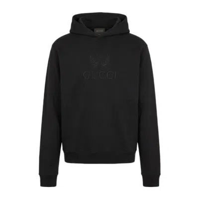 Gucci Men's Logo Hoodie Sweatshirt In Multi