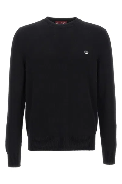 Gucci Men Logo Sweater In Black