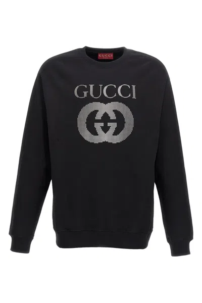 Gucci Men Logo Sweatshirt In Multicolor