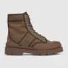 Gucci Men's Lug-sole Boot In Brown