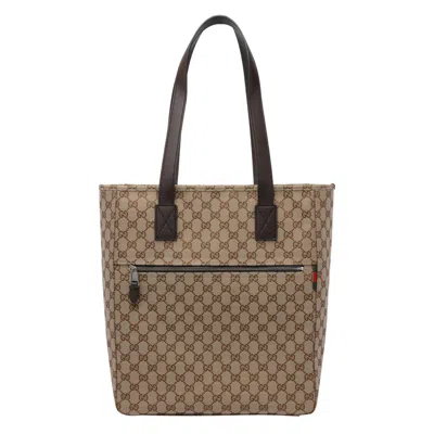 Gucci Men Medium Gg Canvas Shopping Bag In White