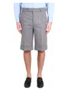 Gucci Tailored Cashmere-wool Shorts In Grey