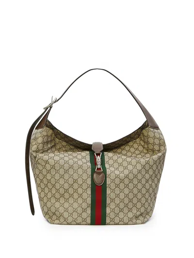 Gucci Men Messenger Bag With Logo In White
