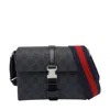 Gucci Black Crossbody Bag With Metallic Buckle