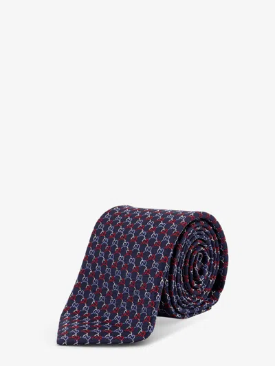 Gucci Men Mixy Silk Tie In Pink