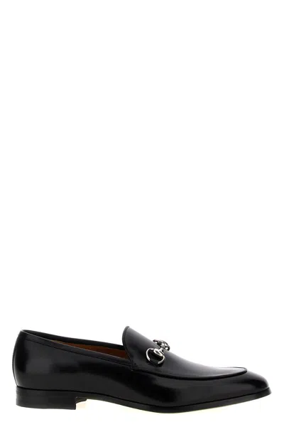 Gucci Men 'morsetto' Loafers In Black