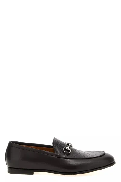 Gucci Men 'morsetto' Loafers In Brown