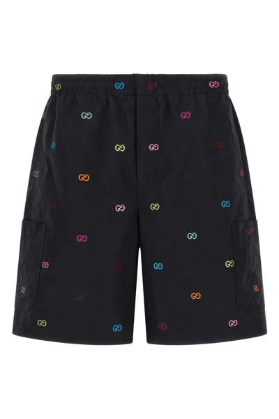 GUCCI GUCCI MEN MULTICOLOR FIL COUPÉ BERMUDA SHORTS