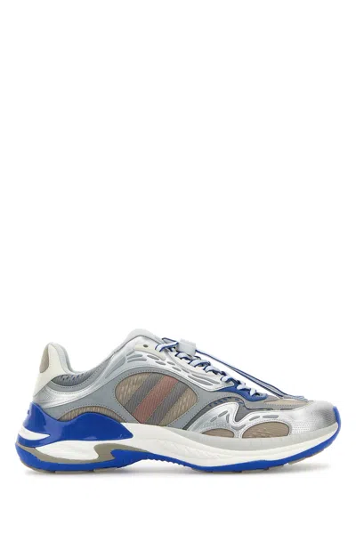 Gucci Men Multicolor Mesh And Rubber  2.0 Sneakers