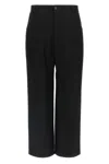 Gucci Men Nastro Web Twill Pants In Black