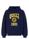Gucci Men's Navy Cotton Sweatshirt