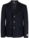 GUCCI MEN'S NAVY WOOL SINGLE-BREASTED BLAZER FOR FW23
