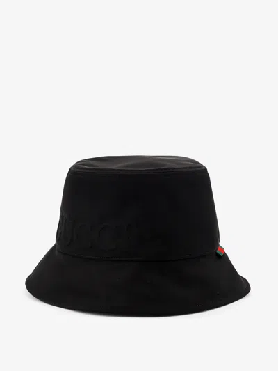 Gucci Men Nylon Cloche In Black