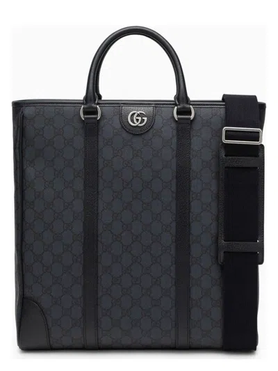 Gucci Men's Ophidia Gg Medium Shopping Bag Blue | 763316facjy
