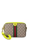 Gucci Men Ophidia Gg Shoulder Bag Small Size In Cream