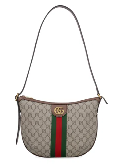 Gucci Men's Ophidia Gg Small Bag In Beige