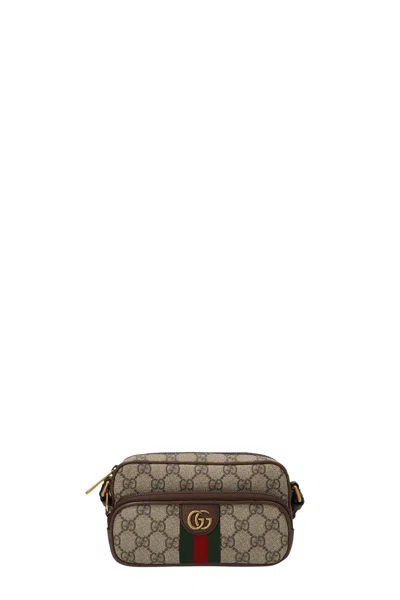 Gucci Men 'ophidia' Small Crossbody Bag In Multicolor