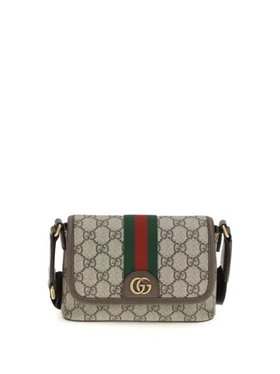 Gucci Men Ophidia Mini Shoulder Bag In Gray