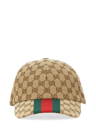 Gucci Men Original Gg Baseball Cap In Green
