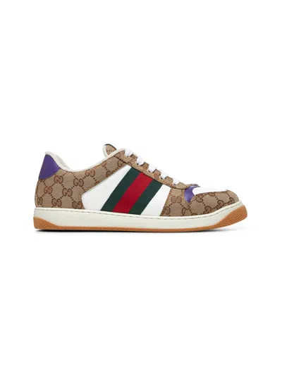 Gucci Men Original Gg Canvas Screener Sneakers