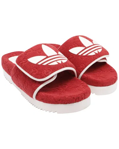 Pre-owned Gucci Men's Others X Adidas Monogram Slide (authentic Pre-loved)