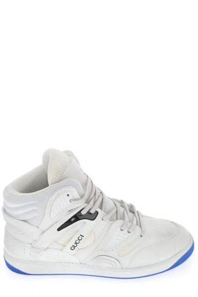 Gucci Men's Plastic Bootie Boots In White