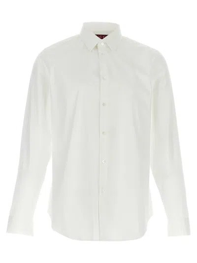 Gucci White Stretch Poplin Shirt In Neutral