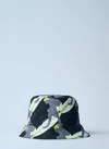 Gucci Men Printed Bucket Hat In Black