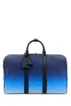 Gucci Men Printed Canvas Travel Bag In Multi