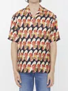 Gucci Patterned Silk Porter Bowling Shirt In Multicolor