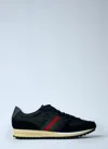 Gucci Sneaker Re-motion In Black Gg Fabric Men In Black