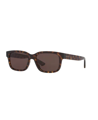 Gucci Men's Rectangle Sunglasses, Gg1583s Gc000136 In Brown