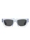 Gucci Men Rectangular Sunglasses In Blue