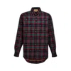 Gucci Plaid Pattern Shirt With Chest Pocket Detail In Multicolor