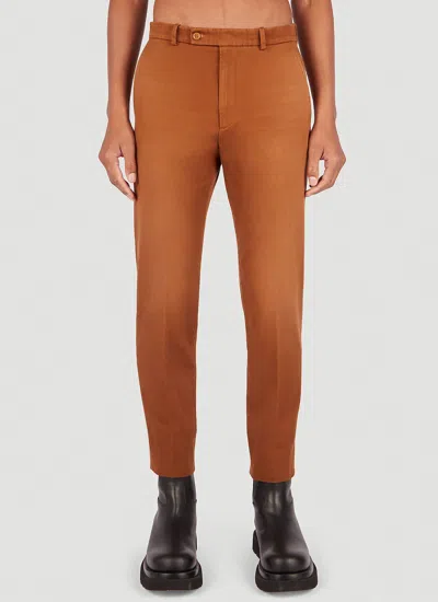 Gucci Cotton Drill Pant In Brown