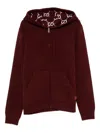 Gucci Men Reversible Wool Jacket With Gg Motif In Red